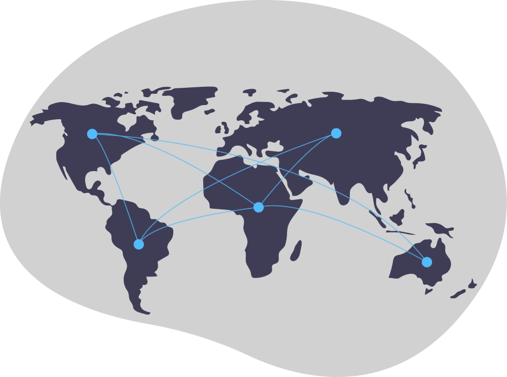 mapa mundo conexiones